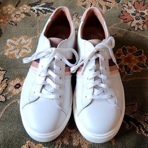 Clarks white sneakers